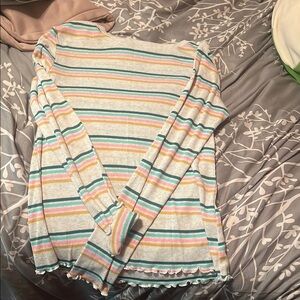 Striped Long Sleeve Top